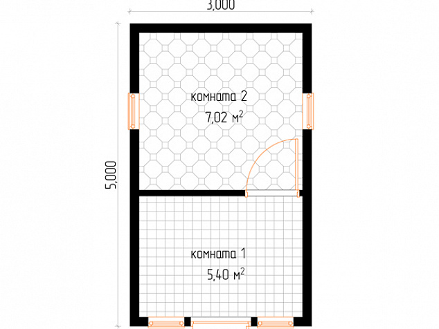 Дачный домик 5*3